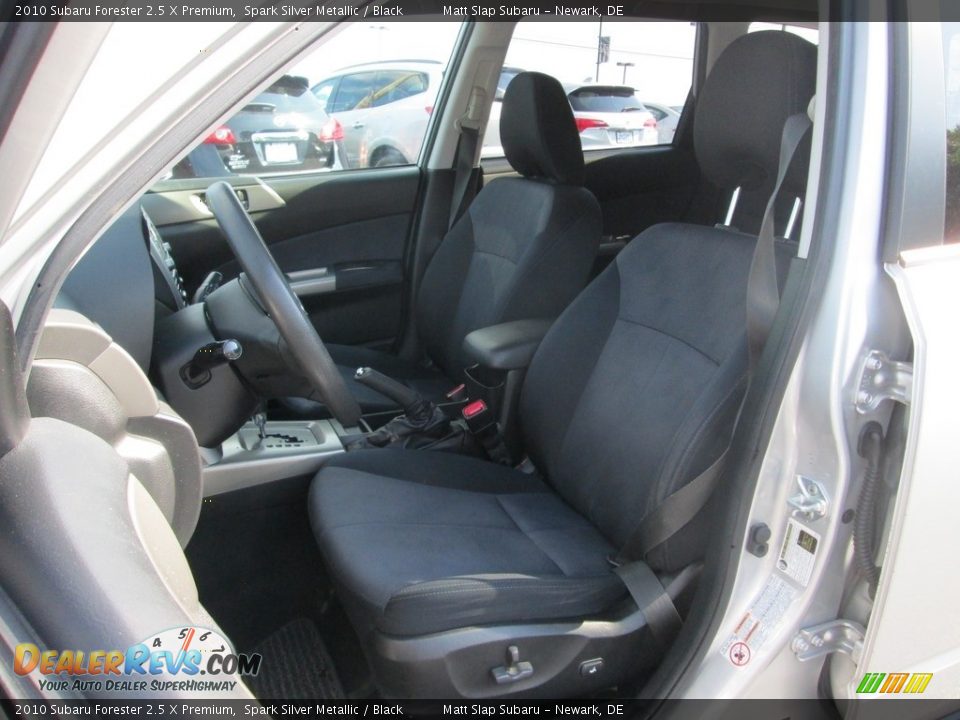 2010 Subaru Forester 2.5 X Premium Spark Silver Metallic / Black Photo #16