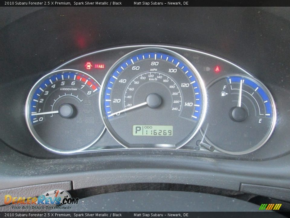 2010 Subaru Forester 2.5 X Premium Spark Silver Metallic / Black Photo #28