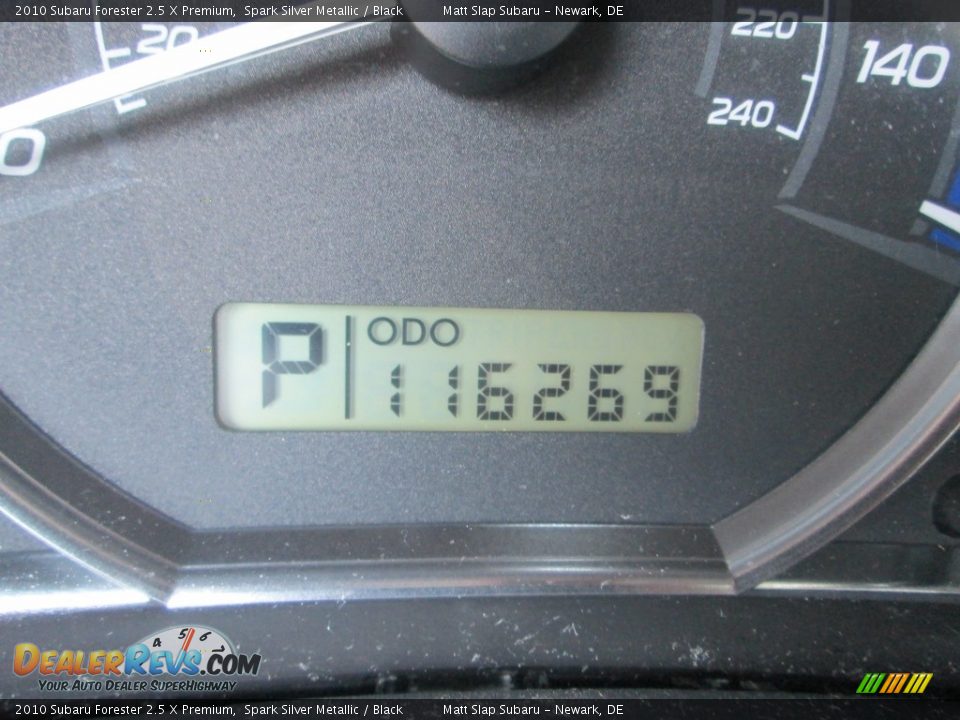 2010 Subaru Forester 2.5 X Premium Spark Silver Metallic / Black Photo #29