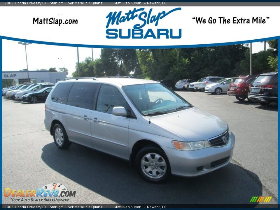 2003 Honda Odyssey EX Starlight Silver Metallic / Quartz Photo #1