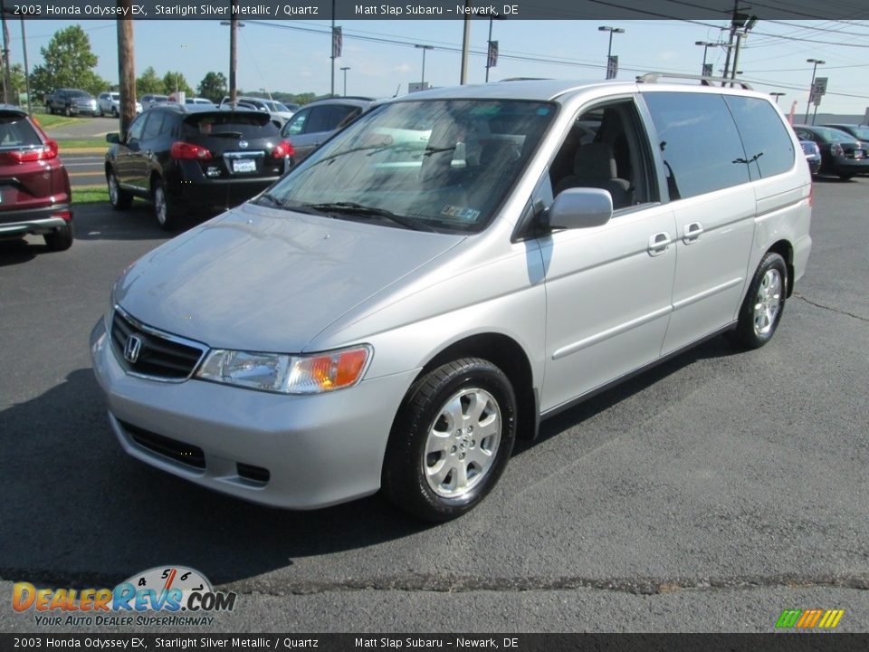 2003 Honda Odyssey EX Starlight Silver Metallic / Quartz Photo #2