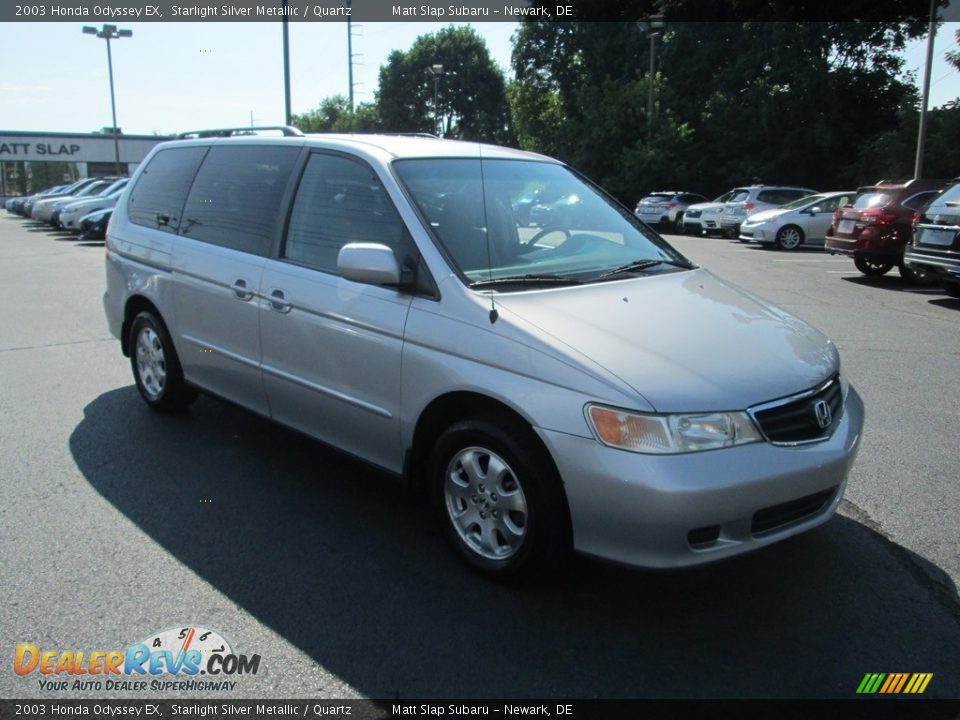 2003 Honda Odyssey EX Starlight Silver Metallic / Quartz Photo #4