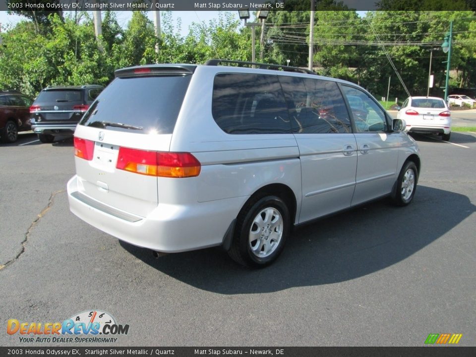 2003 Honda Odyssey EX Starlight Silver Metallic / Quartz Photo #6