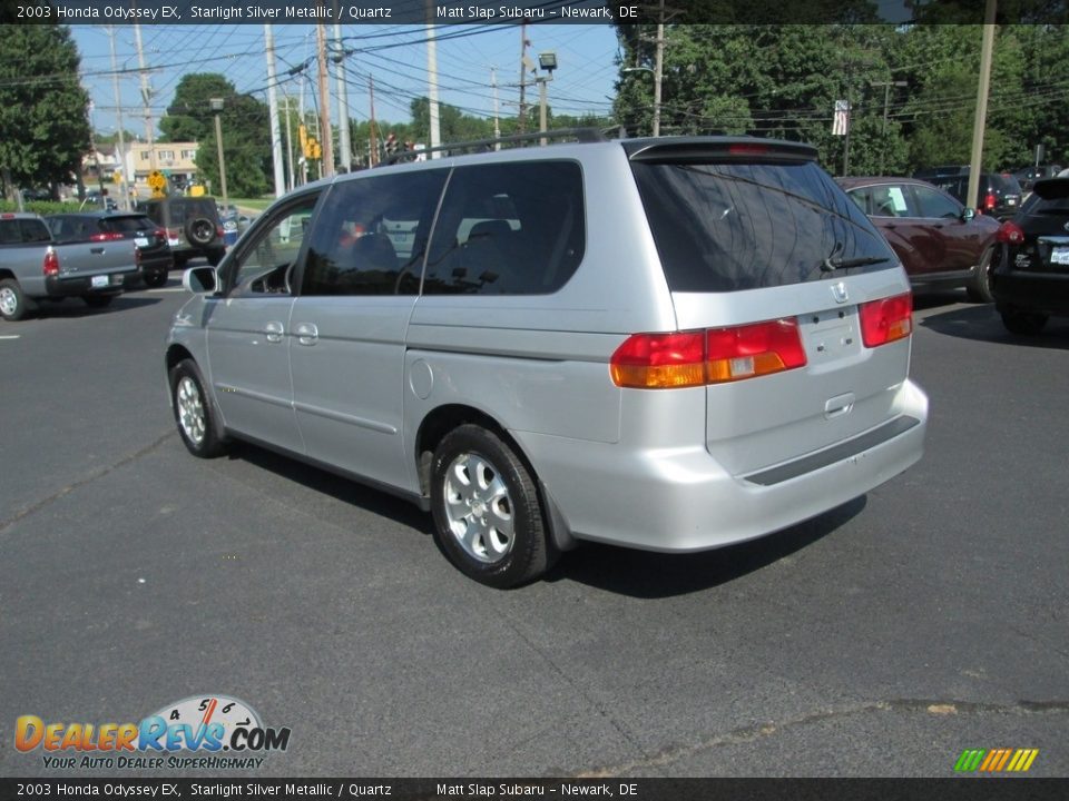 2003 Honda Odyssey EX Starlight Silver Metallic / Quartz Photo #7