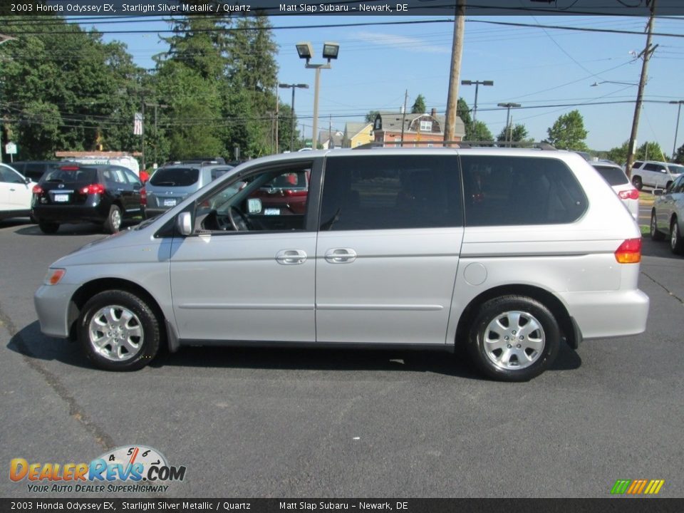 2003 Honda Odyssey EX Starlight Silver Metallic / Quartz Photo #8