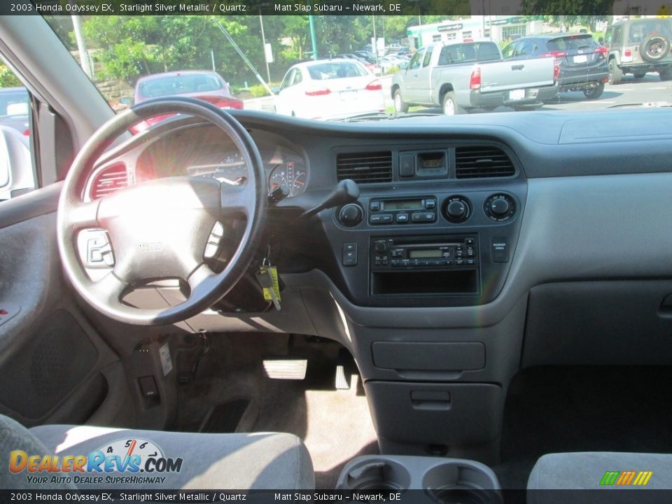 2003 Honda Odyssey EX Starlight Silver Metallic / Quartz Photo #9