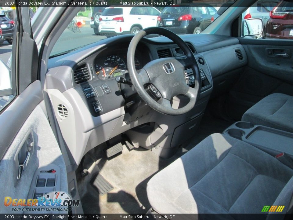2003 Honda Odyssey EX Starlight Silver Metallic / Quartz Photo #10