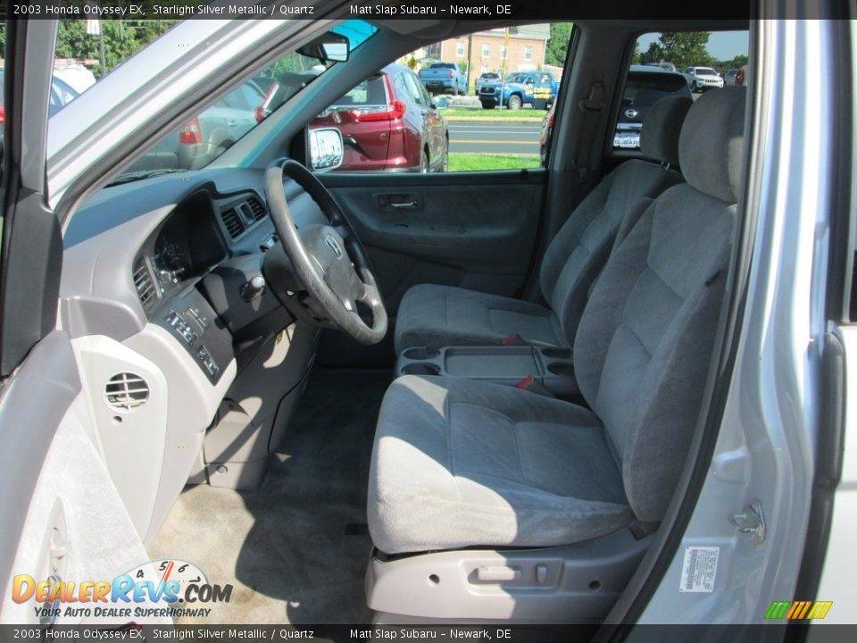 2003 Honda Odyssey EX Starlight Silver Metallic / Quartz Photo #11