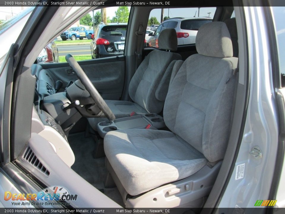 2003 Honda Odyssey EX Starlight Silver Metallic / Quartz Photo #14