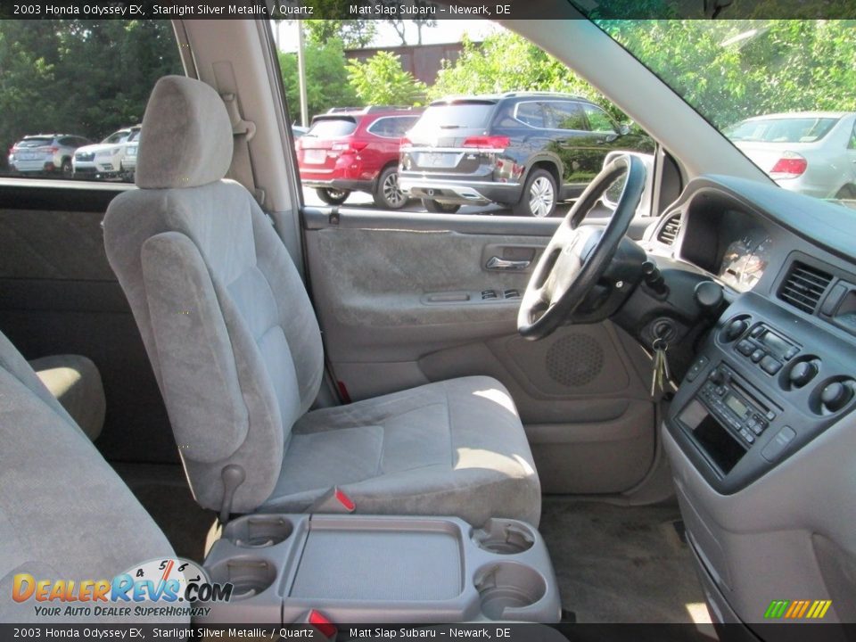 2003 Honda Odyssey EX Starlight Silver Metallic / Quartz Photo #15