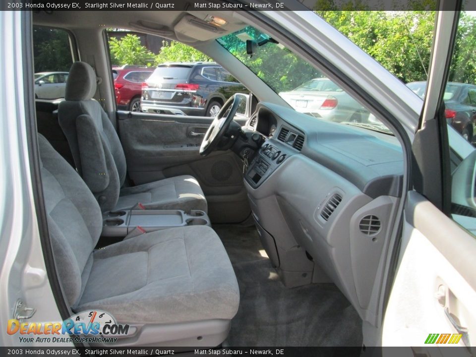 2003 Honda Odyssey EX Starlight Silver Metallic / Quartz Photo #16