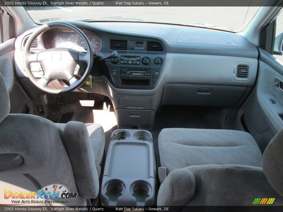 2003 Honda Odyssey EX Starlight Silver Metallic / Quartz Photo #22