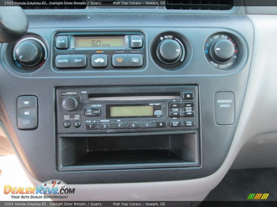 2003 Honda Odyssey EX Starlight Silver Metallic / Quartz Photo #23