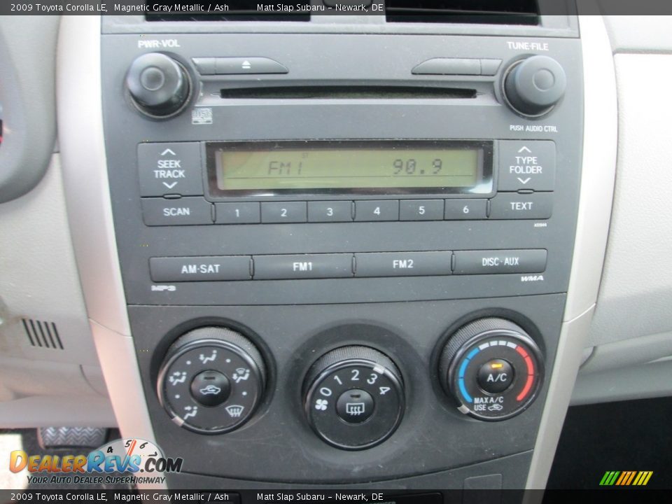 2009 Toyota Corolla LE Magnetic Gray Metallic / Ash Photo #24