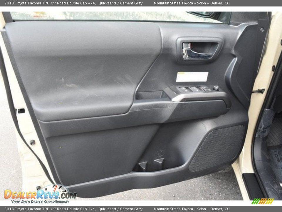 2018 Toyota Tacoma TRD Off Road Double Cab 4x4 Quicksand / Cement Gray Photo #20
