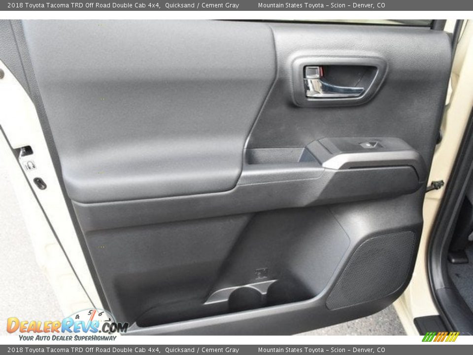 2018 Toyota Tacoma TRD Off Road Double Cab 4x4 Quicksand / Cement Gray Photo #21