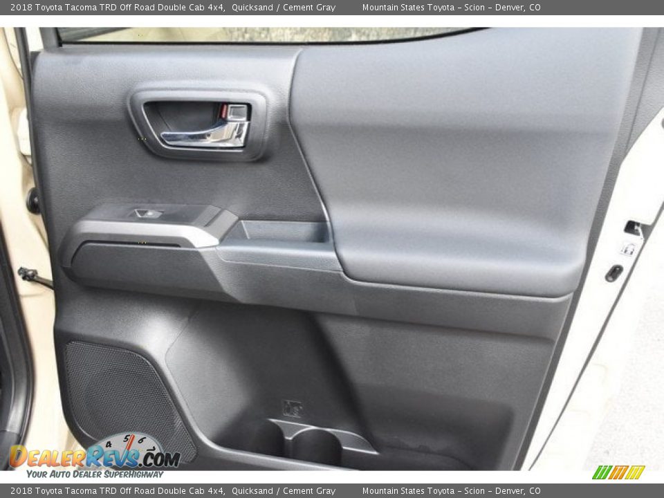 2018 Toyota Tacoma TRD Off Road Double Cab 4x4 Quicksand / Cement Gray Photo #23