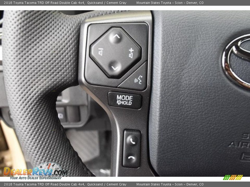 2018 Toyota Tacoma TRD Off Road Double Cab 4x4 Quicksand / Cement Gray Photo #26