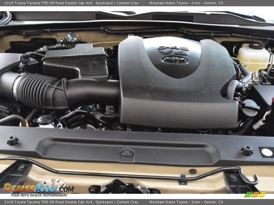 2018 Toyota Tacoma TRD Off Road Double Cab 4x4 Quicksand / Cement Gray Photo #31