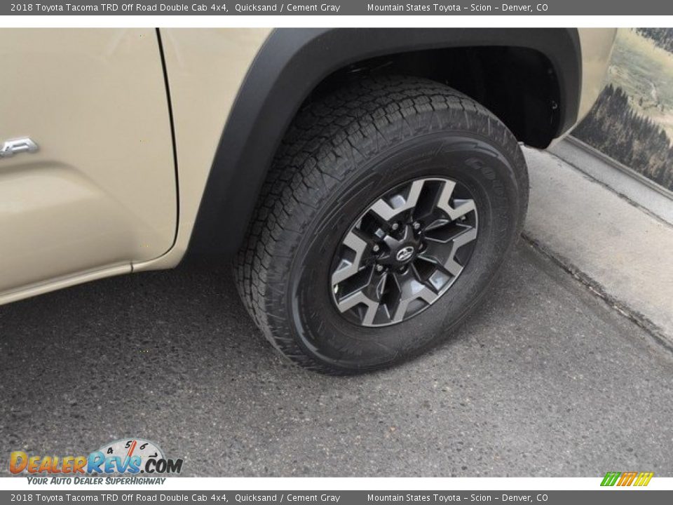 2018 Toyota Tacoma TRD Off Road Double Cab 4x4 Quicksand / Cement Gray Photo #35