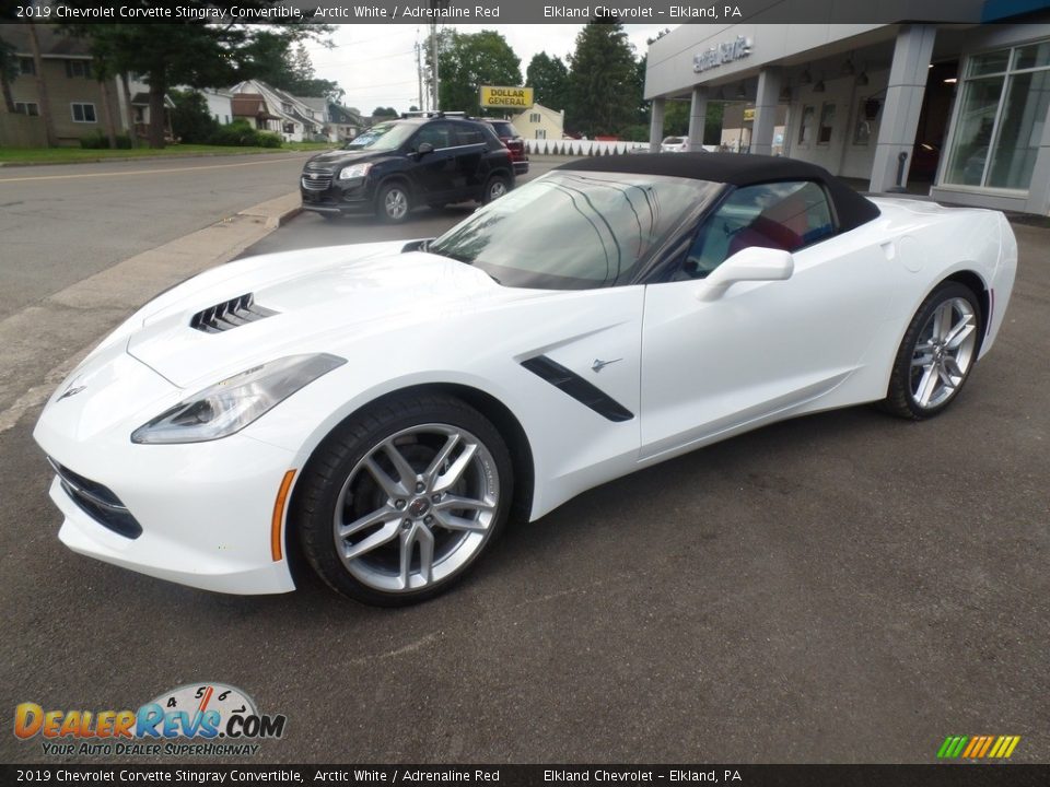 Arctic White 2019 Chevrolet Corvette Stingray Convertible Photo #5