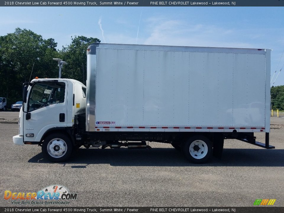 2018 Chevrolet Low Cab Forward 4500 Moving Truck Summit White / Pewter Photo #3