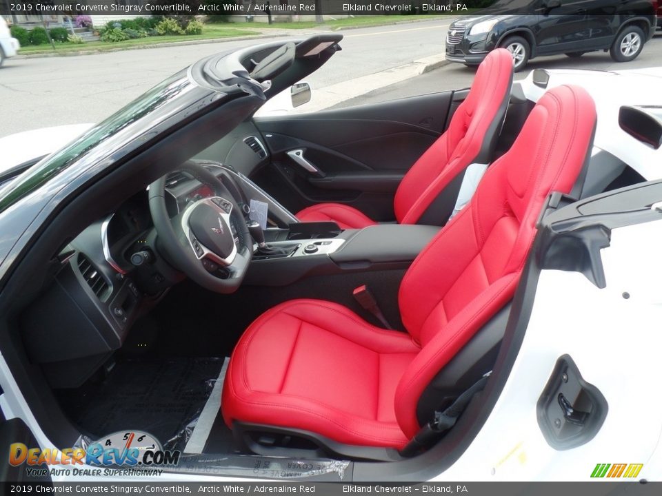 Front Seat of 2019 Chevrolet Corvette Stingray Convertible Photo #19
