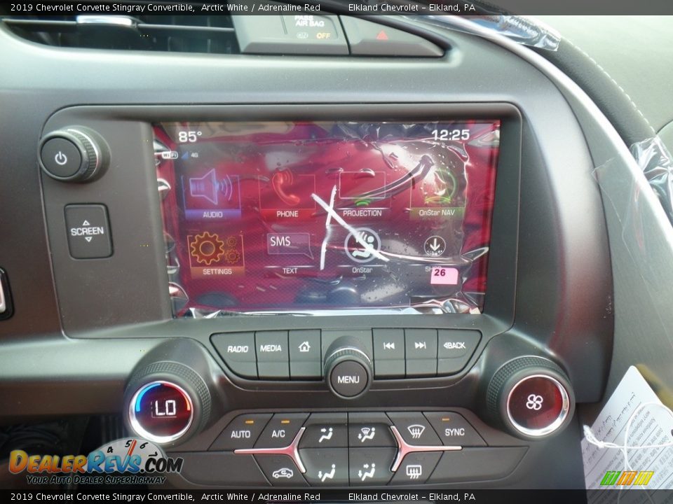 Controls of 2019 Chevrolet Corvette Stingray Convertible Photo #26
