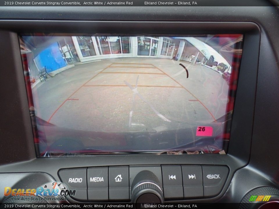 2019 Chevrolet Corvette Stingray Convertible Arctic White / Adrenaline Red Photo #29