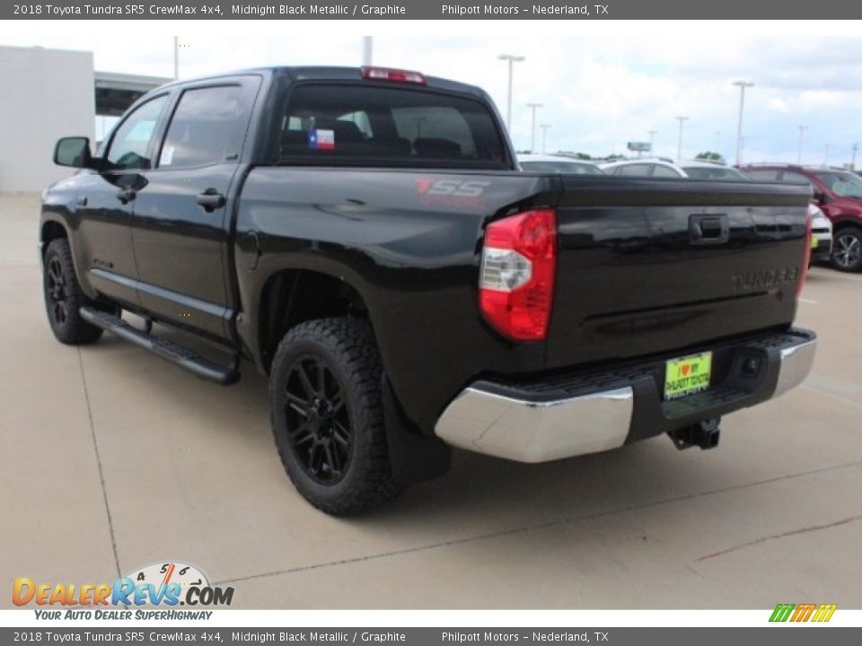 2018 Toyota Tundra SR5 CrewMax 4x4 Midnight Black Metallic / Graphite Photo #6