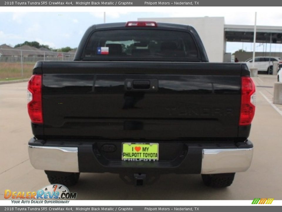 2018 Toyota Tundra SR5 CrewMax 4x4 Midnight Black Metallic / Graphite Photo #7