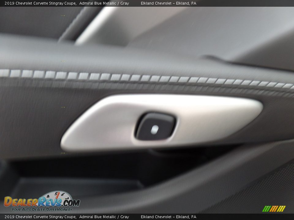 2019 Chevrolet Corvette Stingray Coupe Admiral Blue Metallic / Gray Photo #20