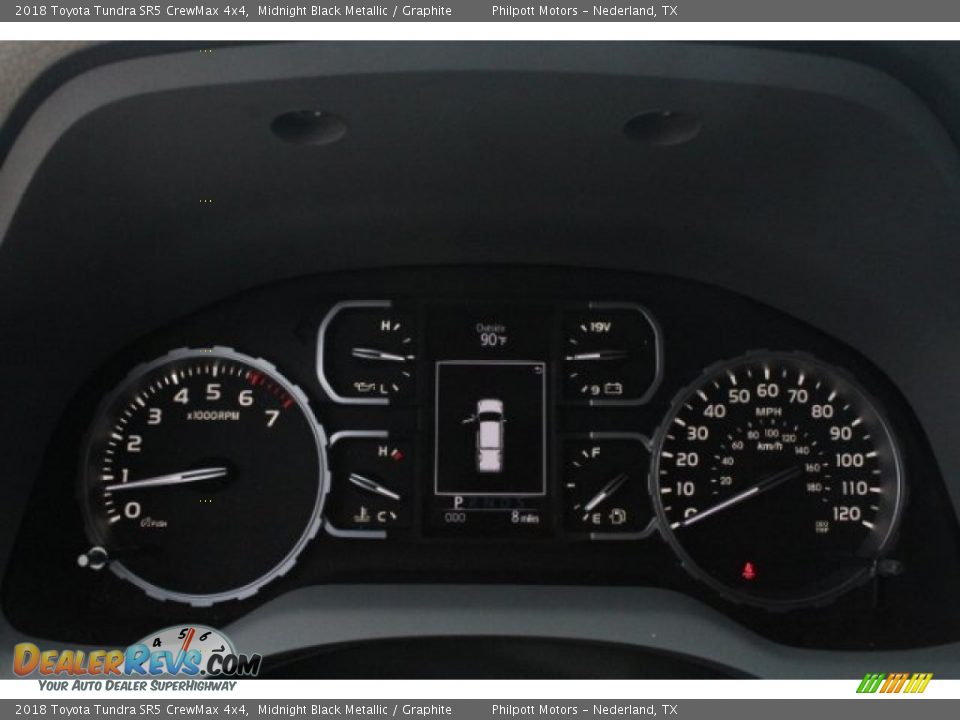 2018 Toyota Tundra SR5 CrewMax 4x4 Midnight Black Metallic / Graphite Photo #21