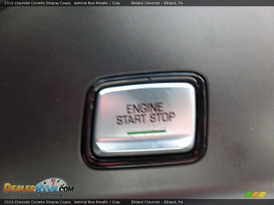 2019 Chevrolet Corvette Stingray Coupe Admiral Blue Metallic / Gray Photo #26