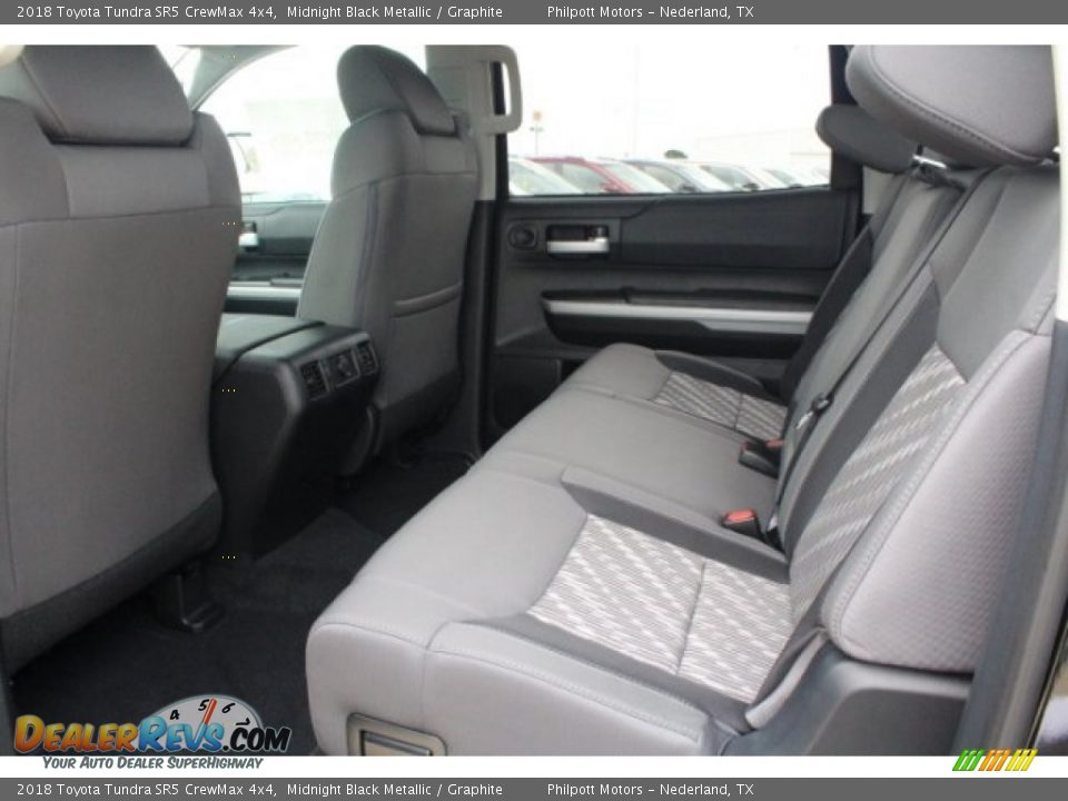 2018 Toyota Tundra SR5 CrewMax 4x4 Midnight Black Metallic / Graphite Photo #24
