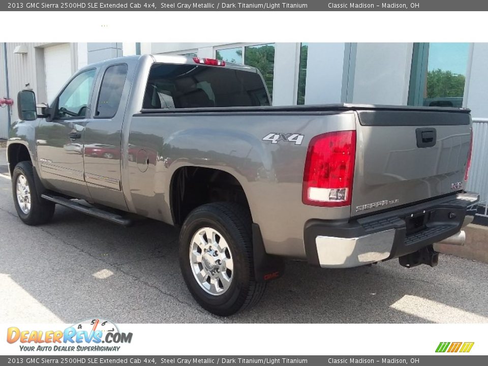 2013 GMC Sierra 2500HD SLE Extended Cab 4x4 Steel Gray Metallic / Dark Titanium/Light Titanium Photo #5