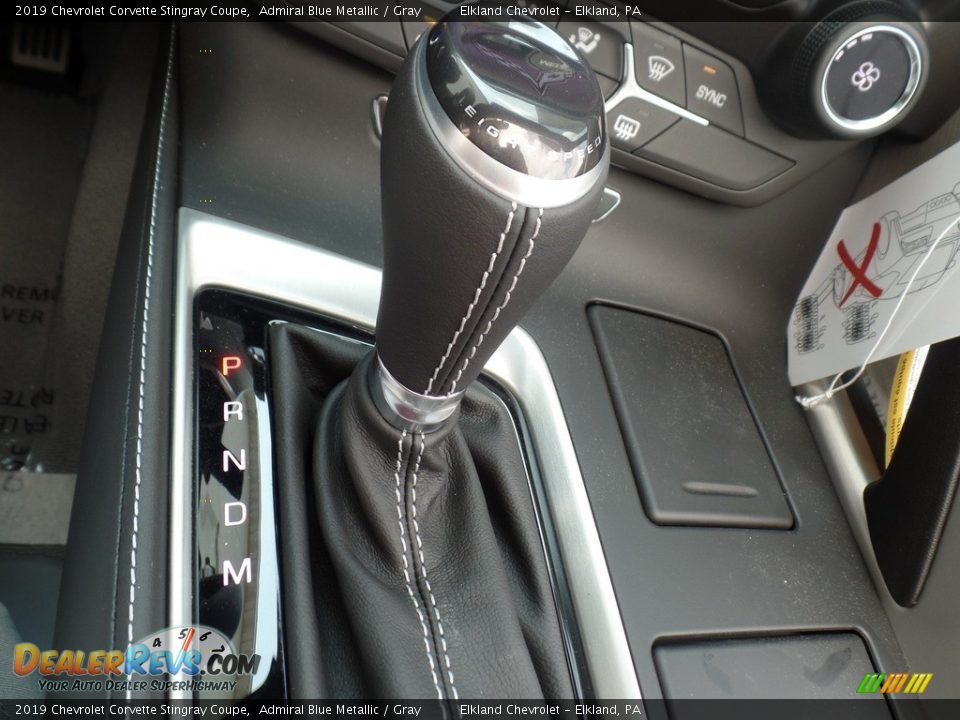 2019 Chevrolet Corvette Stingray Coupe Admiral Blue Metallic / Gray Photo #32