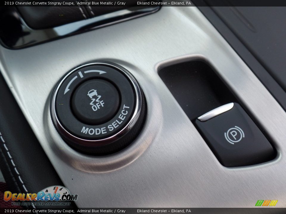 2019 Chevrolet Corvette Stingray Coupe Admiral Blue Metallic / Gray Photo #33