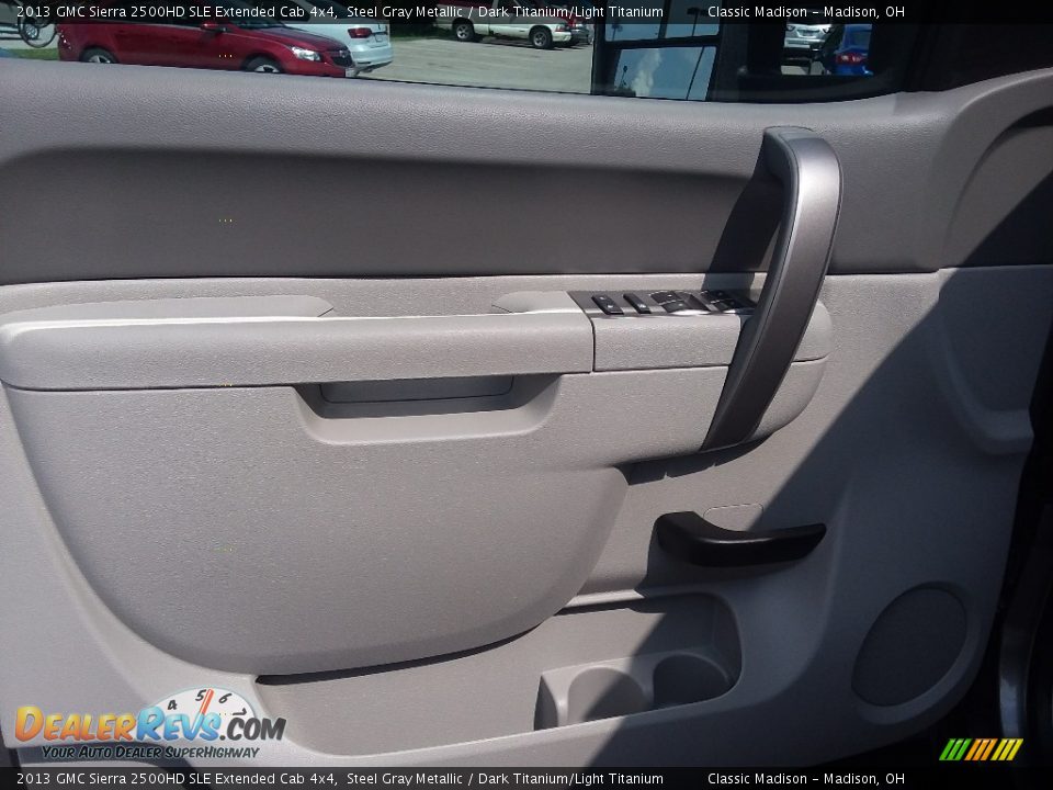 2013 GMC Sierra 2500HD SLE Extended Cab 4x4 Steel Gray Metallic / Dark Titanium/Light Titanium Photo #6