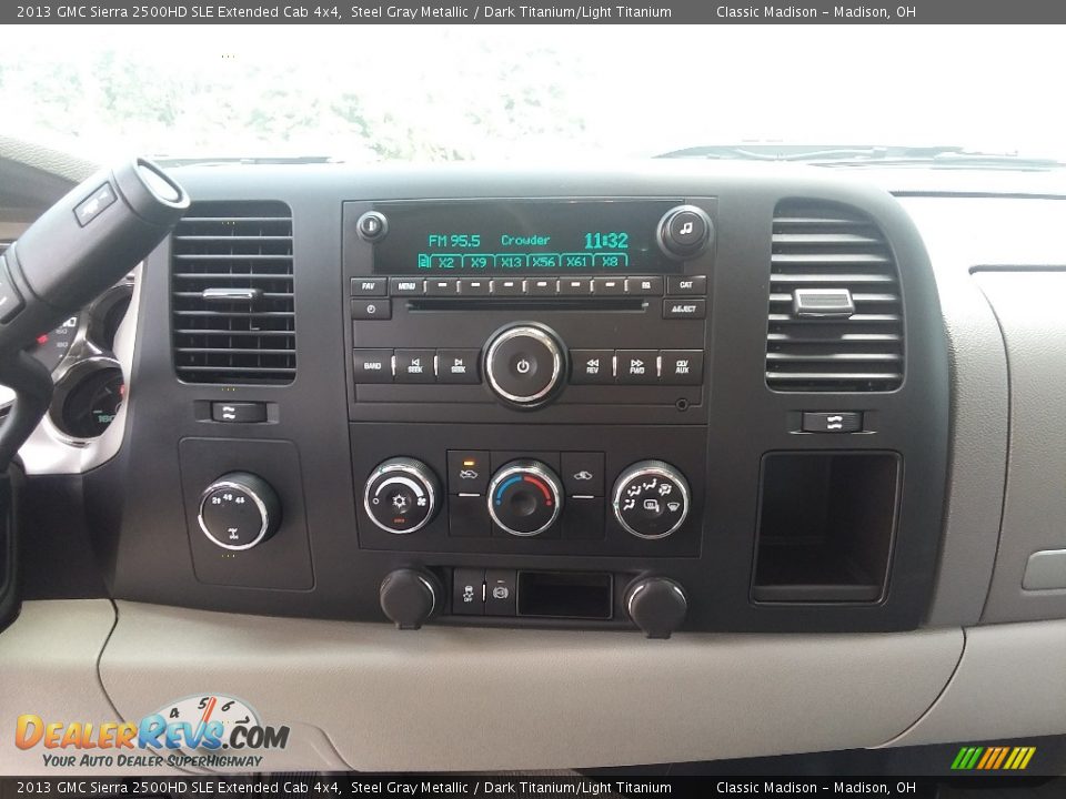 2013 GMC Sierra 2500HD SLE Extended Cab 4x4 Steel Gray Metallic / Dark Titanium/Light Titanium Photo #10