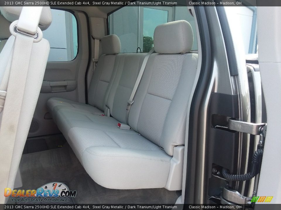 2013 GMC Sierra 2500HD SLE Extended Cab 4x4 Steel Gray Metallic / Dark Titanium/Light Titanium Photo #16