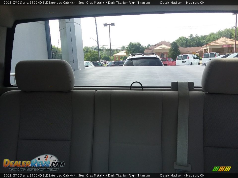 2013 GMC Sierra 2500HD SLE Extended Cab 4x4 Steel Gray Metallic / Dark Titanium/Light Titanium Photo #17