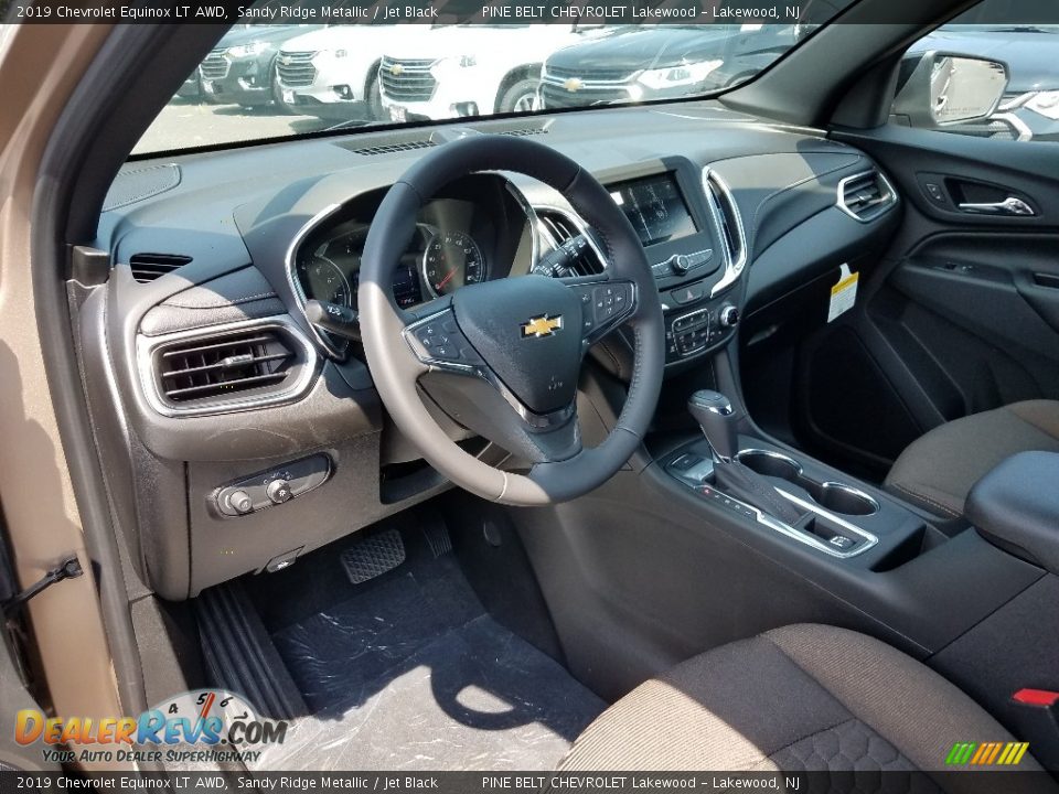 2019 Chevrolet Equinox LT AWD Sandy Ridge Metallic / Jet Black Photo #7