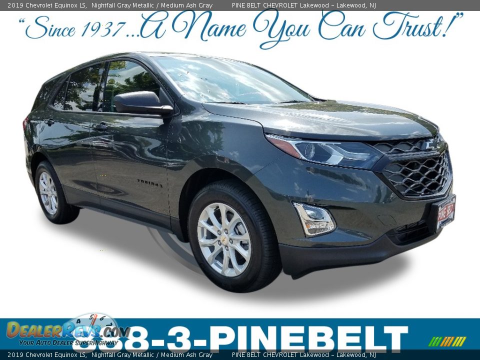2019 Chevrolet Equinox LS Nightfall Gray Metallic / Medium Ash Gray Photo #1