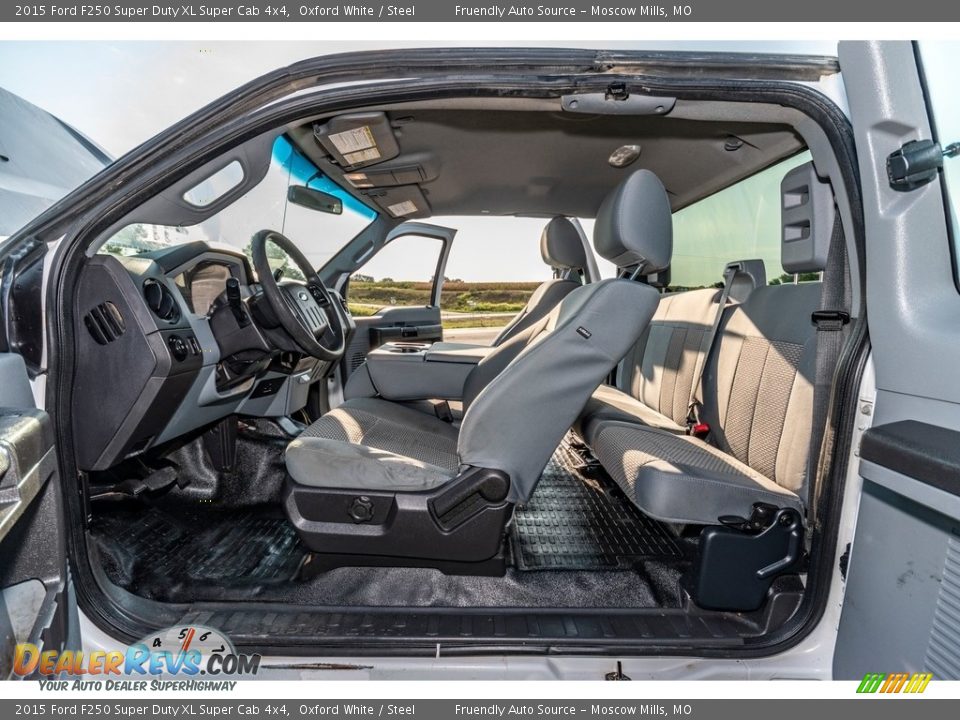 2015 Ford F250 Super Duty XL Super Cab 4x4 Oxford White / Steel Photo #22
