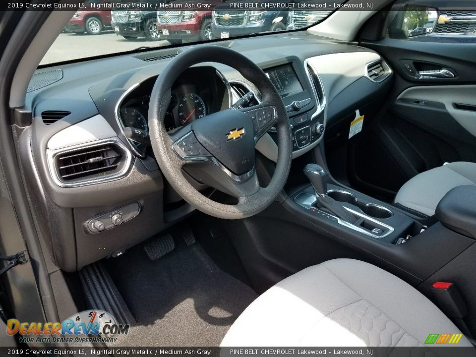 2019 Chevrolet Equinox LS Nightfall Gray Metallic / Medium Ash Gray Photo #7