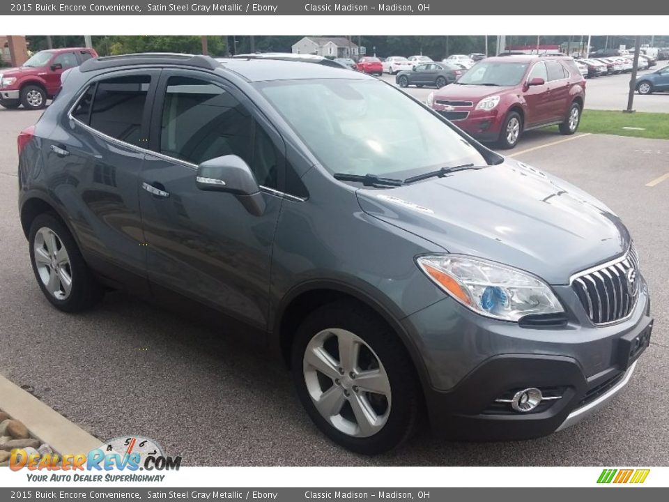 2015 Buick Encore Convenience Satin Steel Gray Metallic / Ebony Photo #1