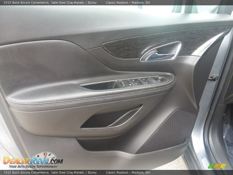 2015 Buick Encore Convenience Satin Steel Gray Metallic / Ebony Photo #6