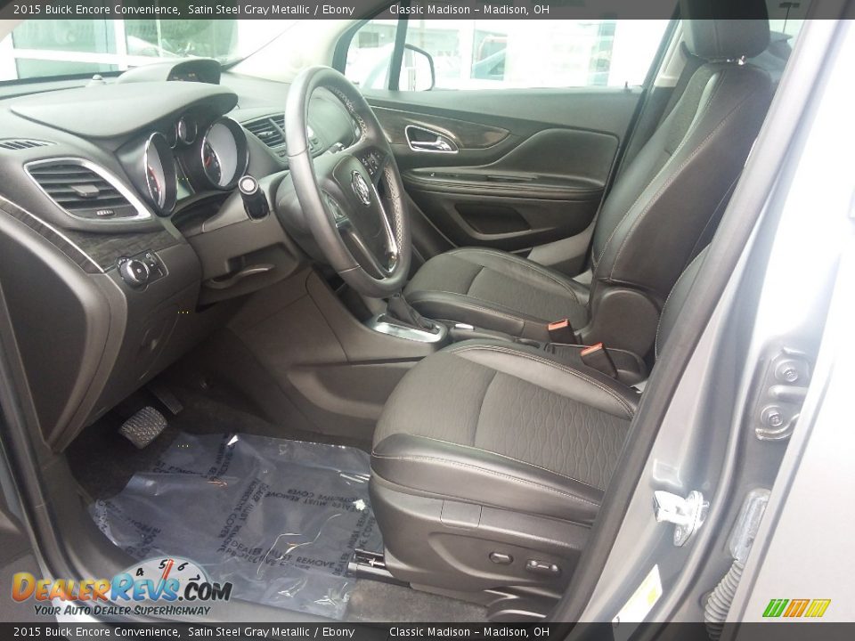 2015 Buick Encore Convenience Satin Steel Gray Metallic / Ebony Photo #7