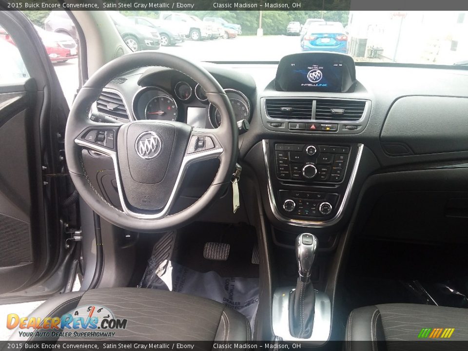 2015 Buick Encore Convenience Satin Steel Gray Metallic / Ebony Photo #8